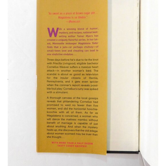 Hell Hath No Curry By Tamar Myers 2007 Pennsylvania Dutch Mystery Recipes HBDJ - Picture 3 of 4